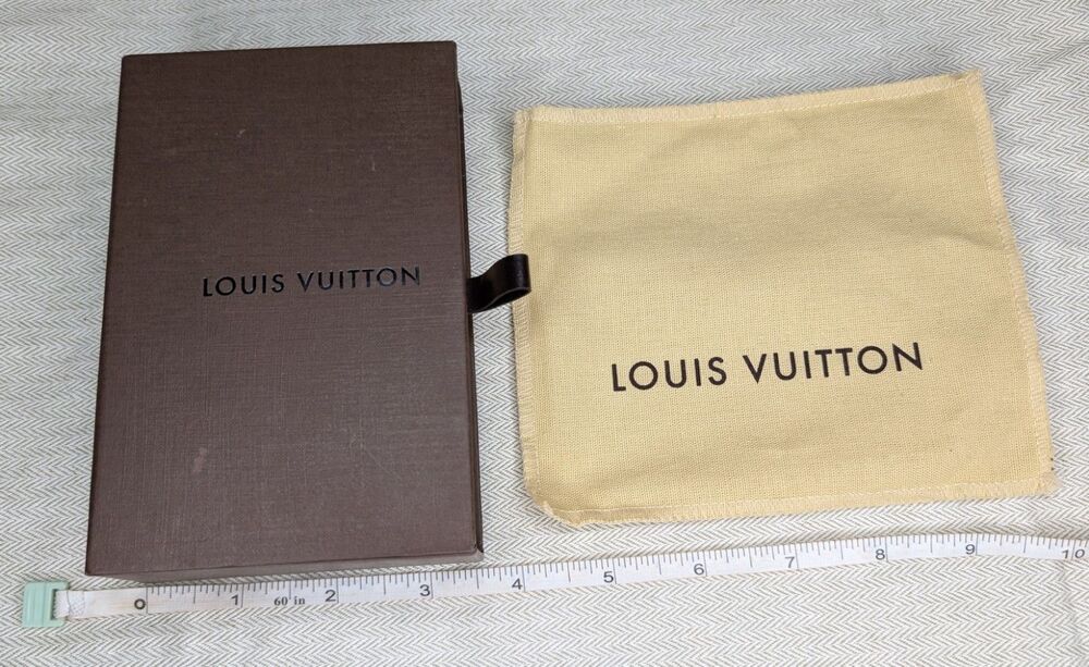 Authentic LOUIS VUITTON Empty Box And Dust Bag Bundle Storage Bags Set – Used